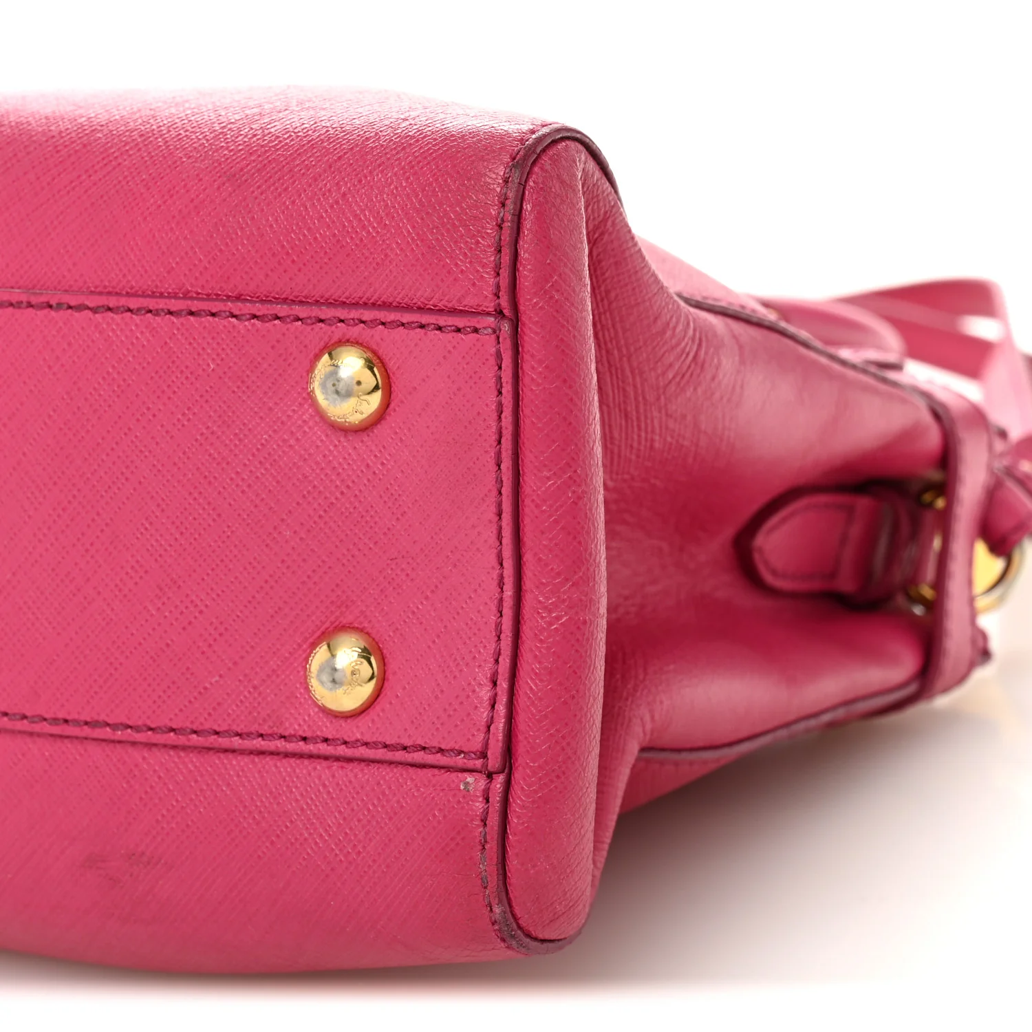 Hammered Calfskin Batik Tote Pink - Top Club