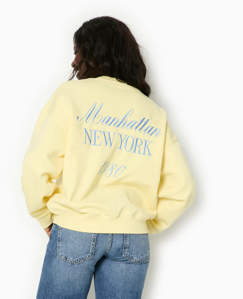 Pimkie Sweat oversize avec broderies devant et dos