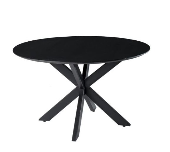 Eettafel rond zwart 120