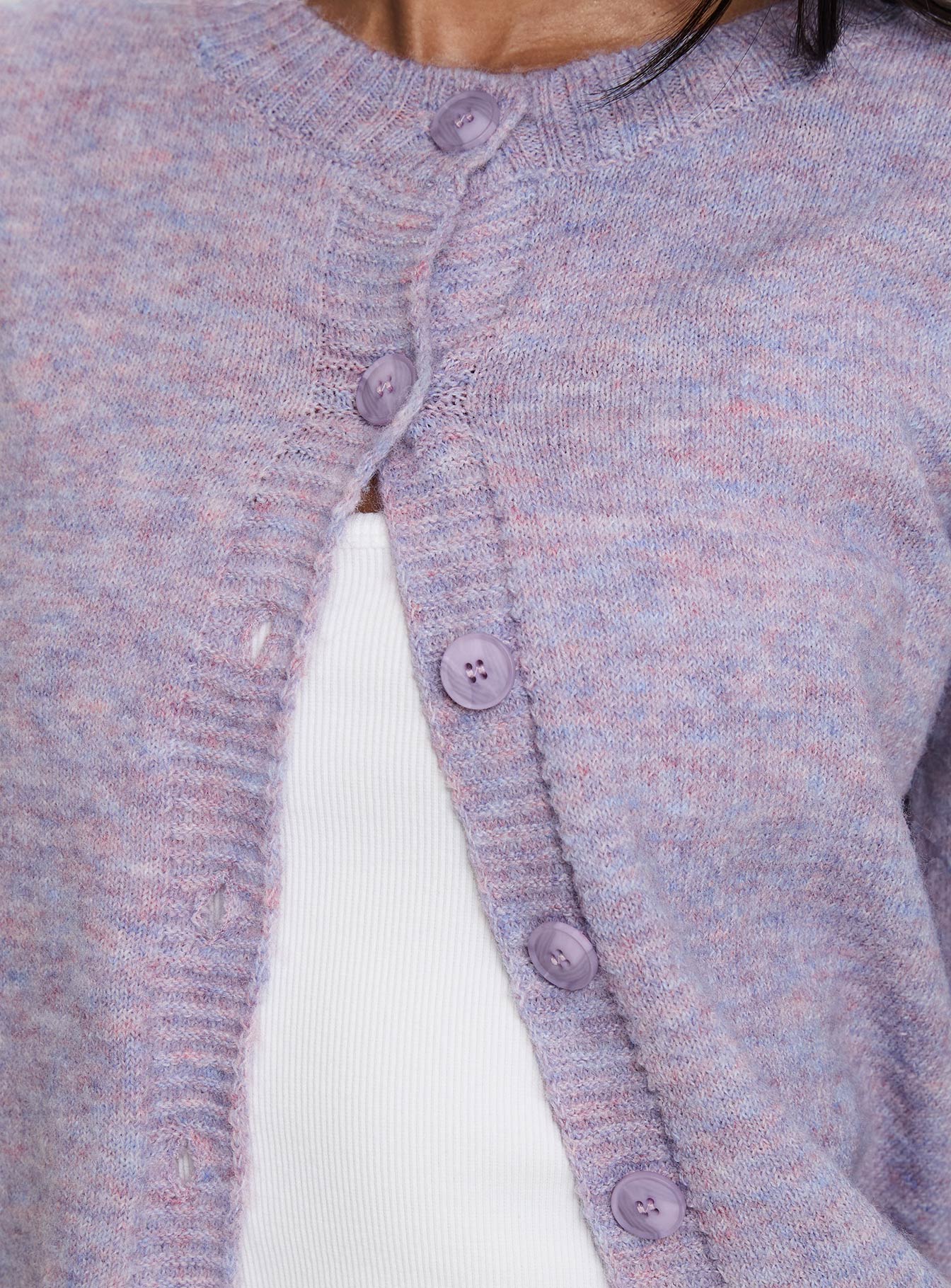 Denmark Cardigan Lilac