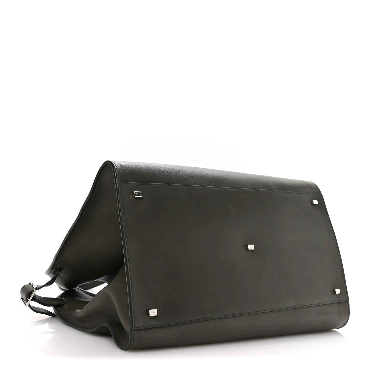 Polished Saddle Calfskin Soft Margaux 17 Koala Grey - Top Club