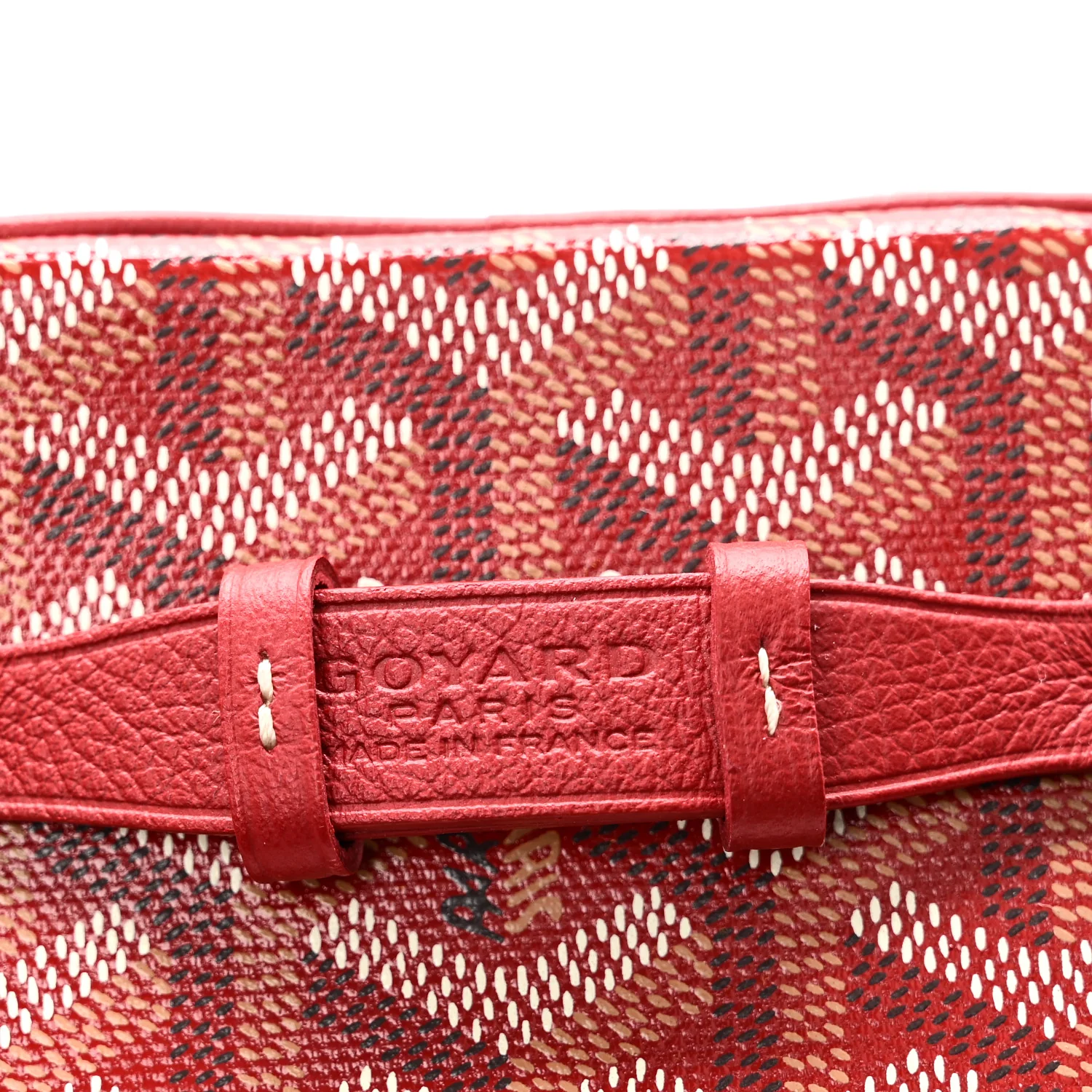 Goyardine Muse Nano Vanity Case Red - Top Club