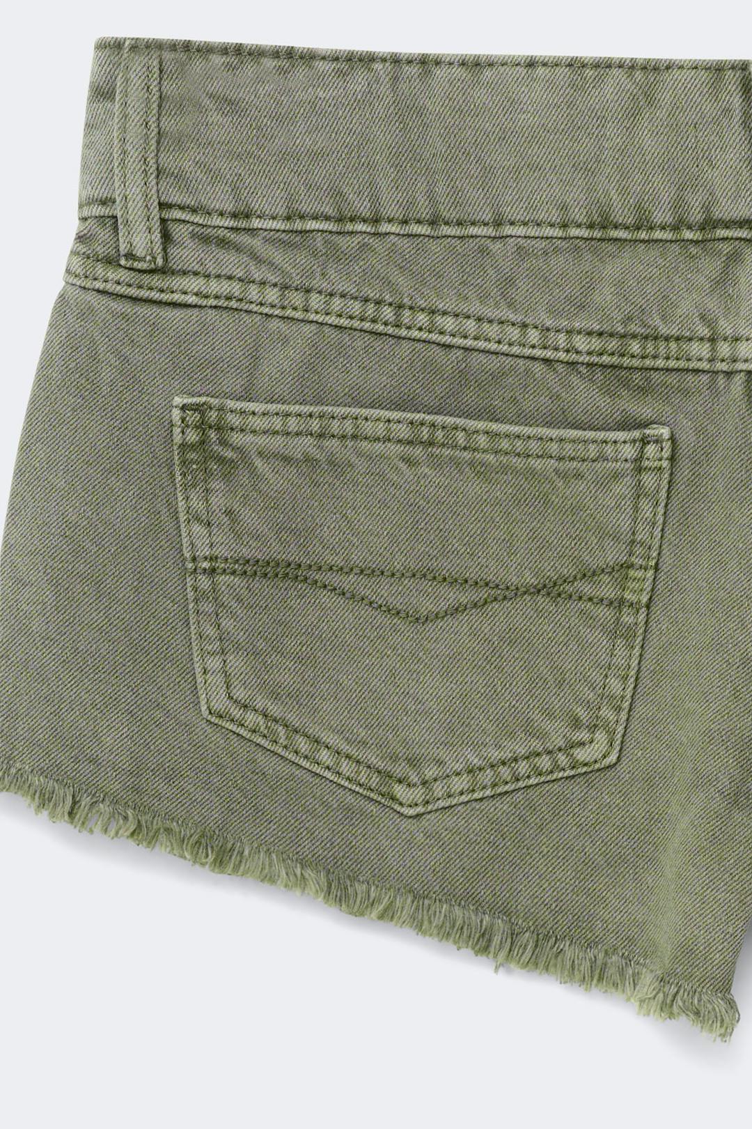 Gina Tricot 14+ pleated low denim shorts