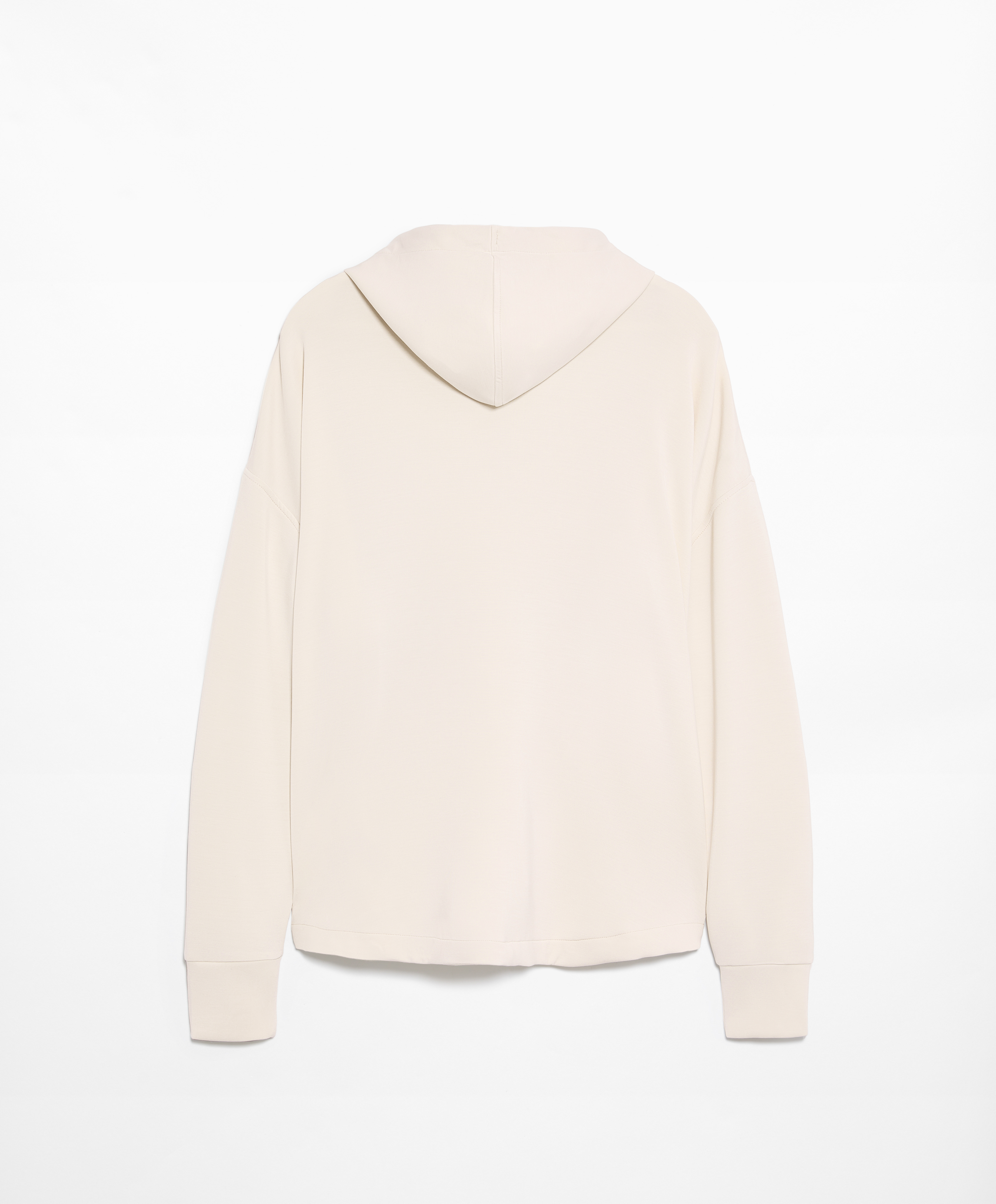 OYSHO Soft-touch sweatshirt with modal and zip