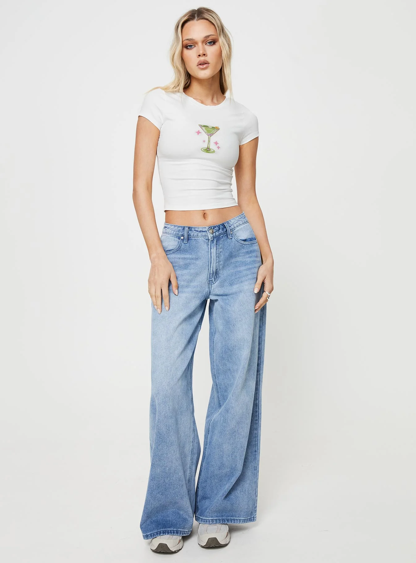 Martini Time Tee White