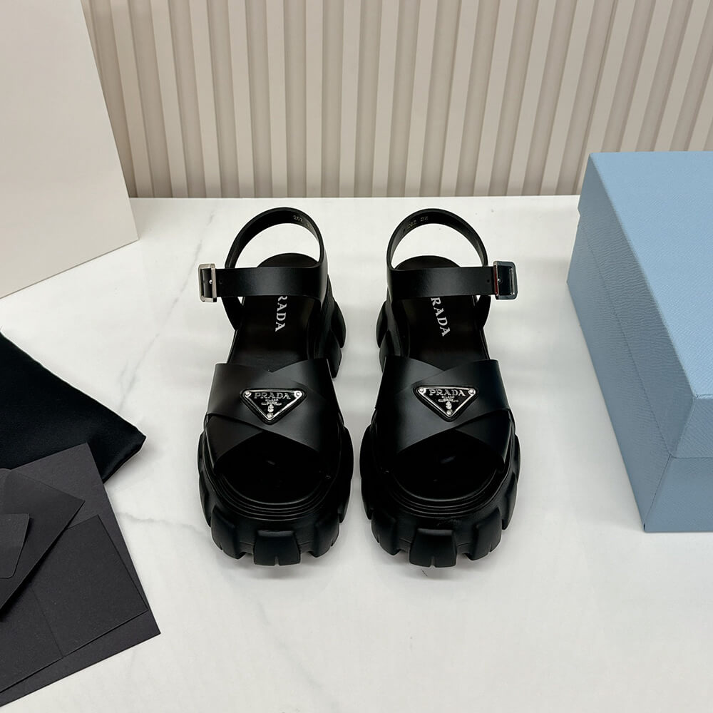 PRADA Monolith rubber sandals - Top Club