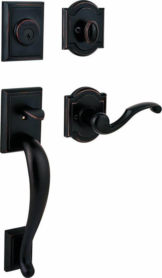 180SPHxSPL SQR 11P SMT RCAL RCS CP Spyglass Handleset with Spyglass - Venetian Bronze