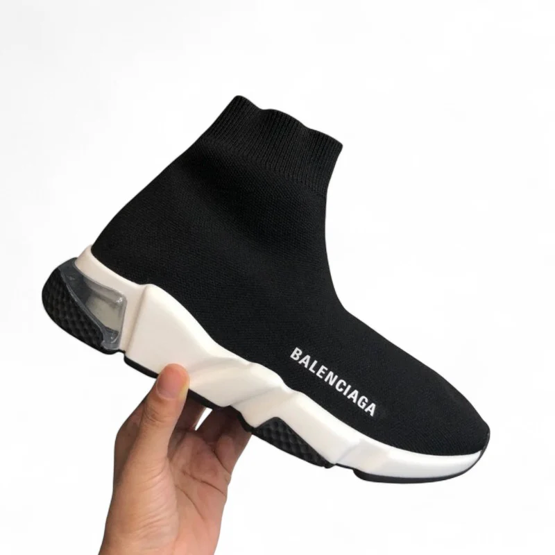 Balenciaga Speed Clearsole Sneaker Black/White - Sneaker Replica Workshop