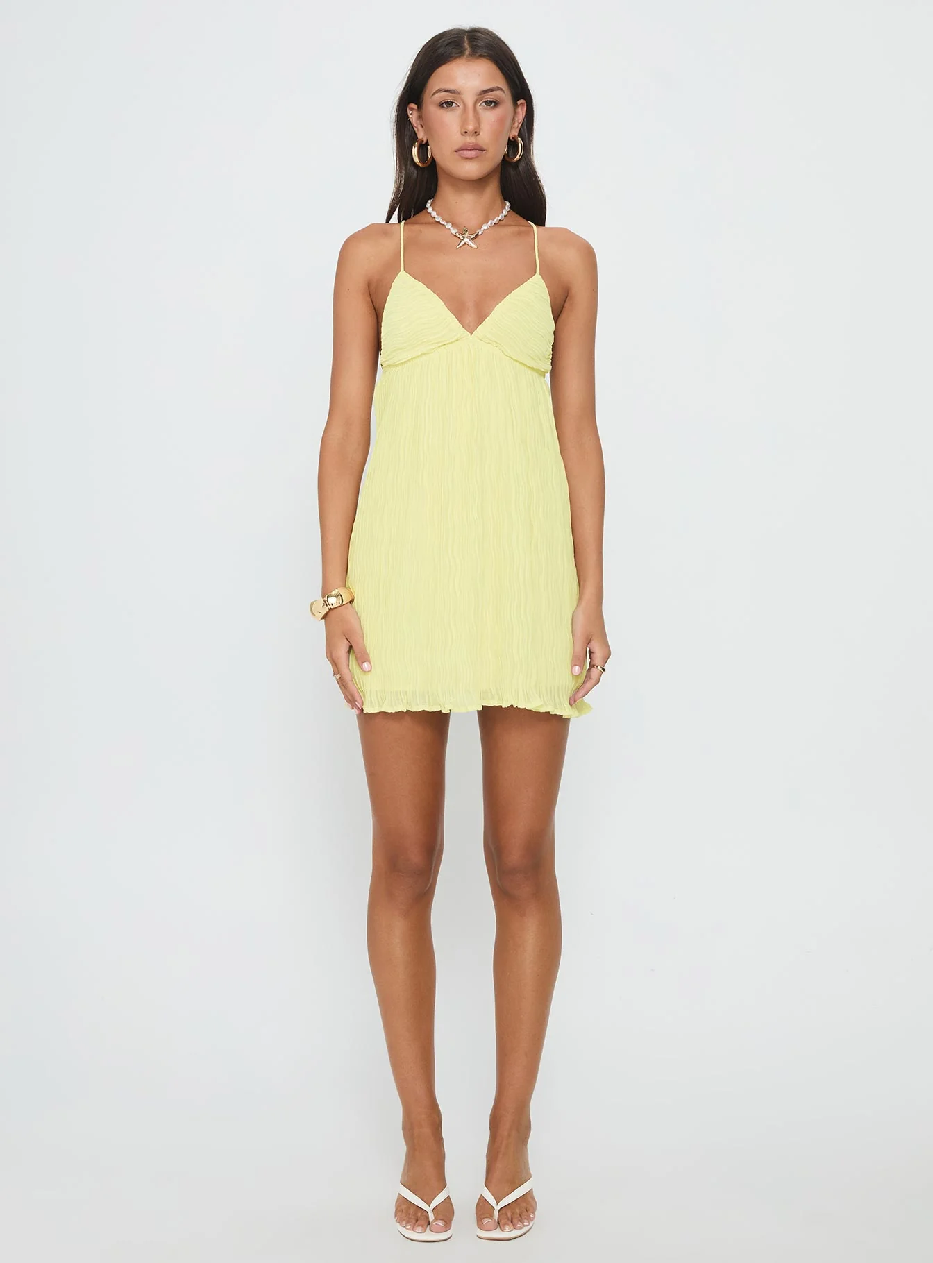 Matea Mini Dress Lemon
