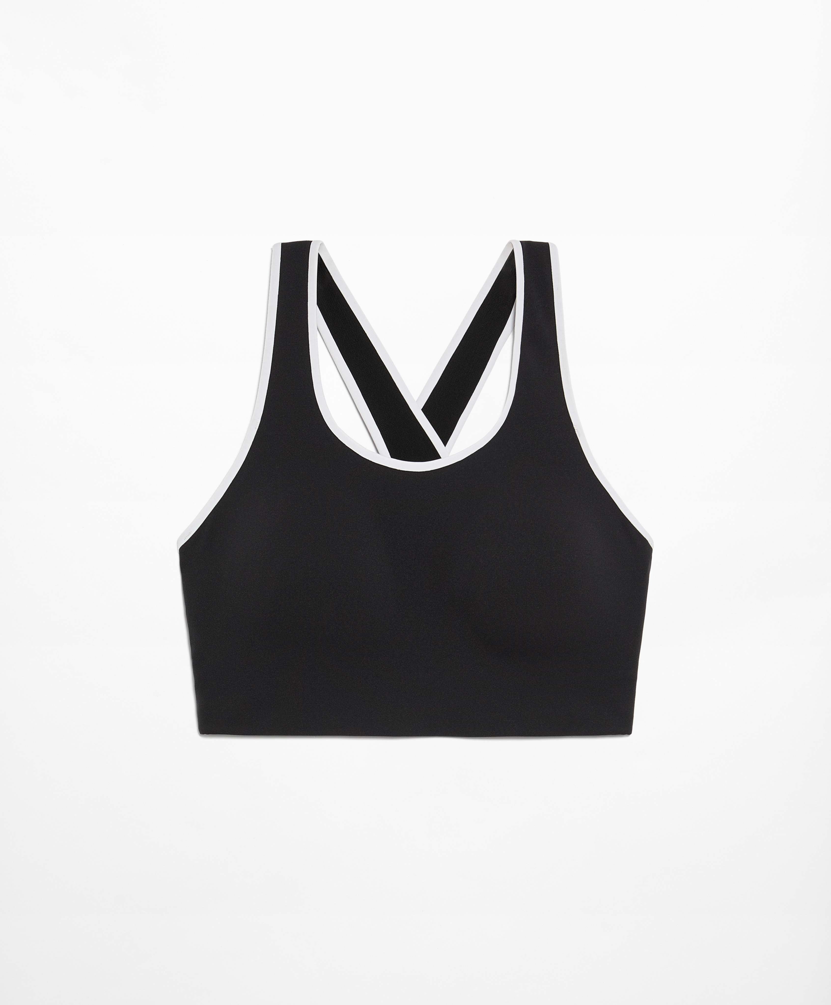 OYSHO Firm support compressive sports bra with piping