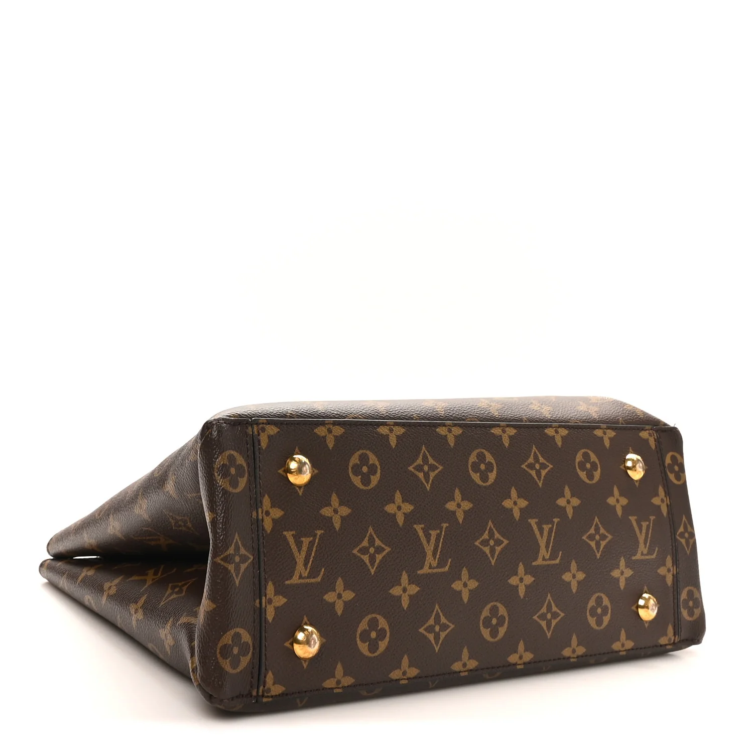 Monogram Flower Tote Black - Top Club