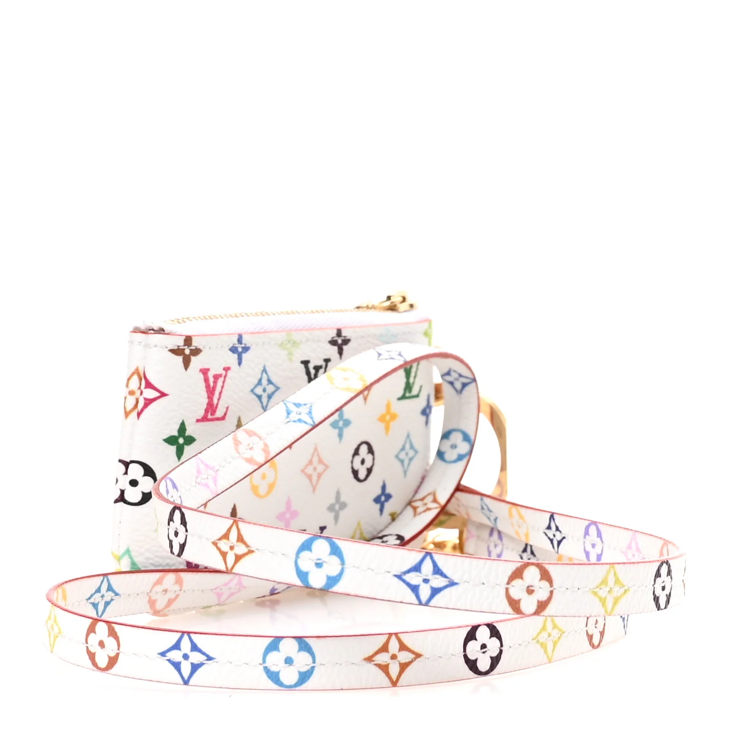 LV X TM Monogram Multicolor Phone Holder White - Top Club