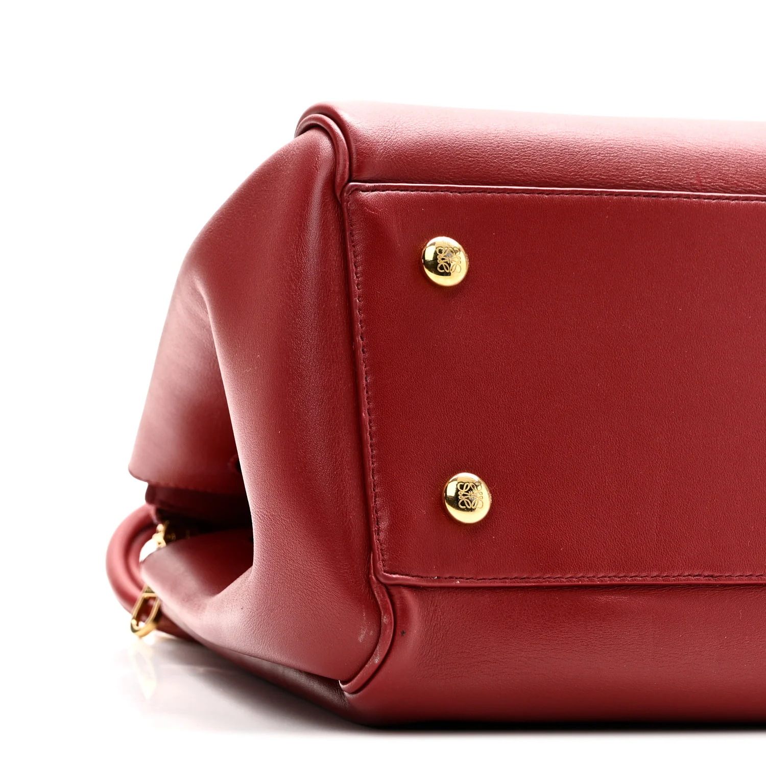 Supple Calfskin Medium Madrid Bag Dark Burgundy - Top Club