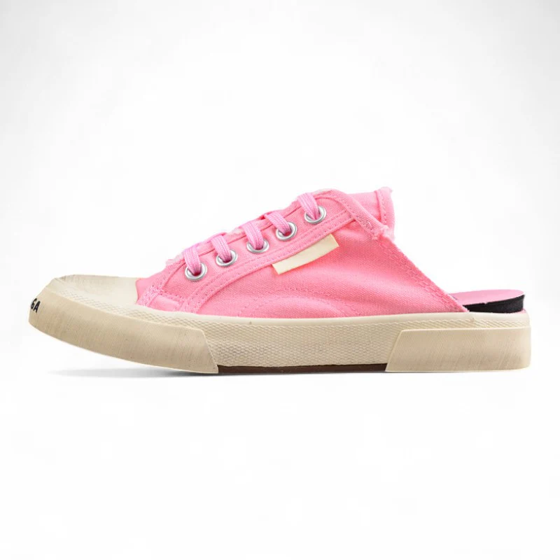 Balenciaga Paris Low VULC Distressed Flat Mule - Sneaker Replica Workshop