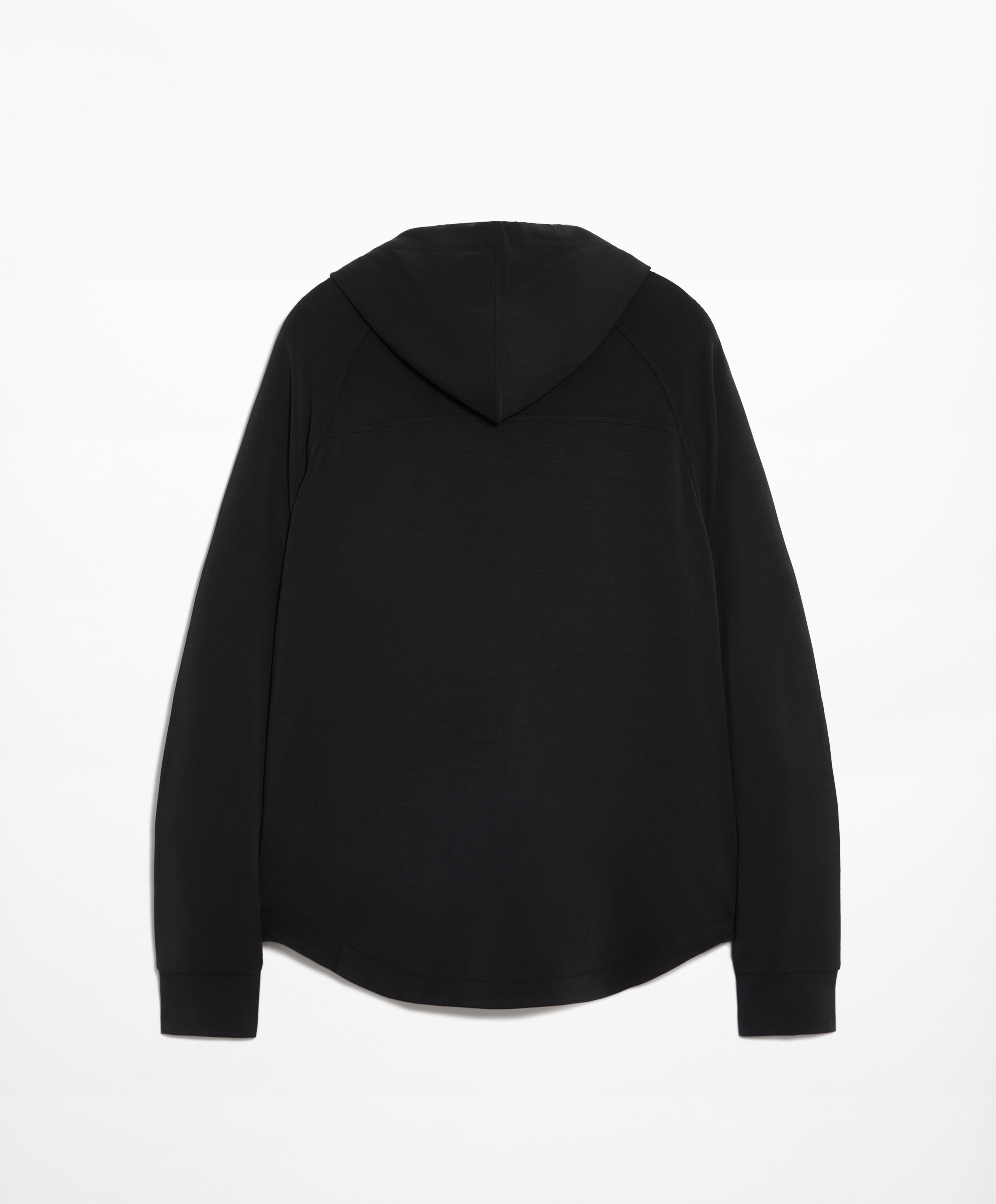 OYSHO Knit hooded jacket with modal