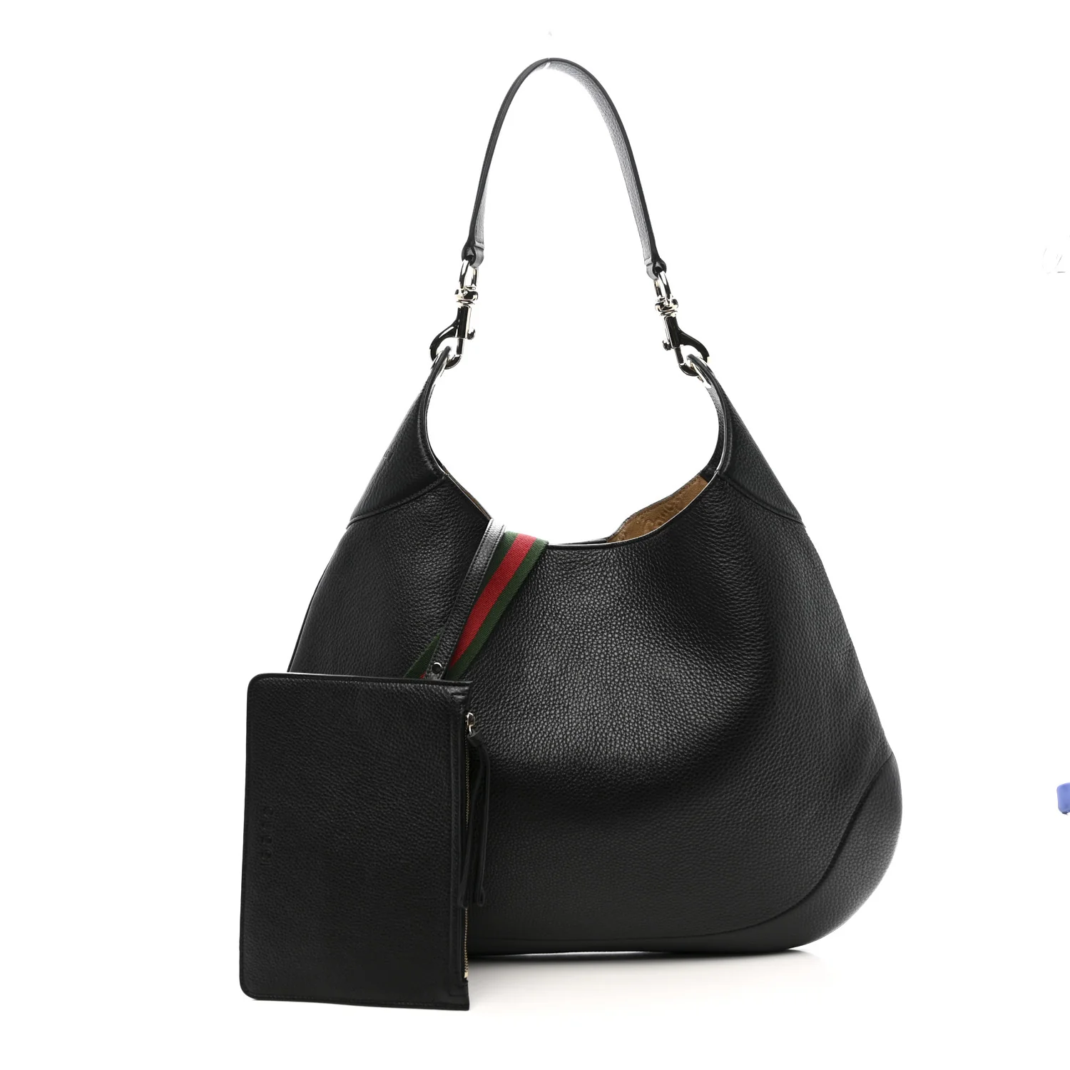 Soft Grained Calfskin Maxi B Hobo Black - Top Club