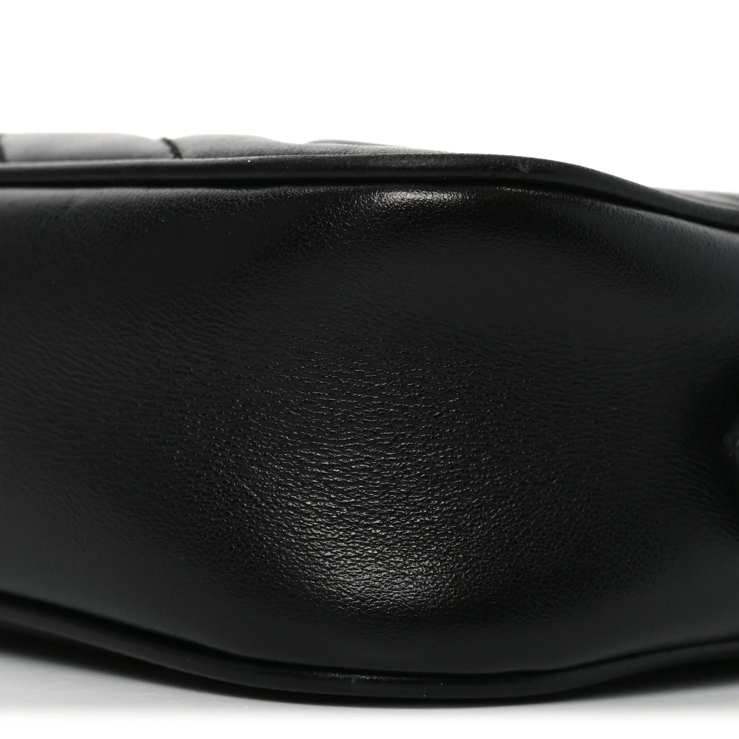 Calfskin Matelasse Mini GG Marmont Chain Shoulder Bag Black - Top Club