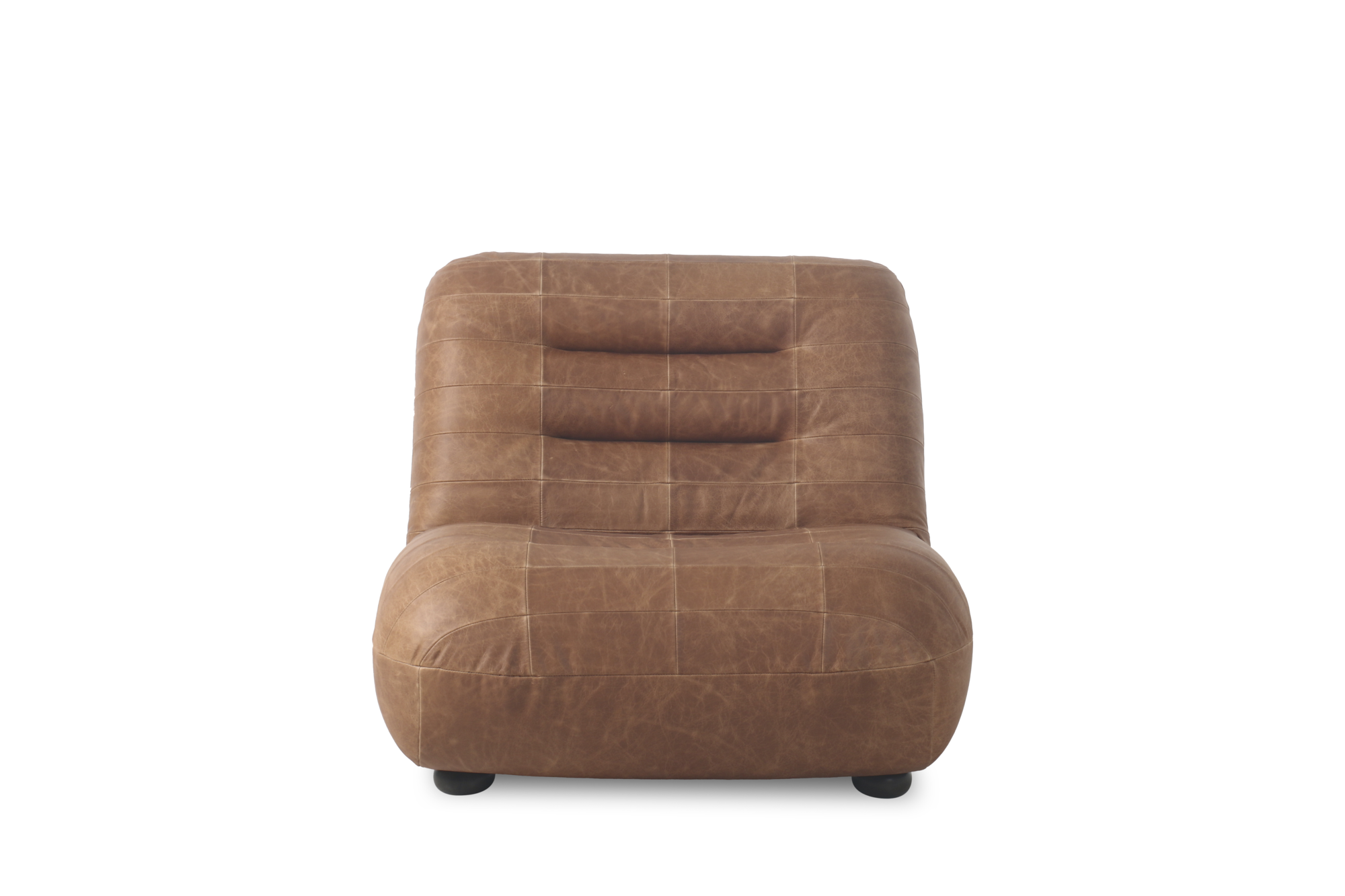 Lounge Chair Wyatt Wax Leather Cognac