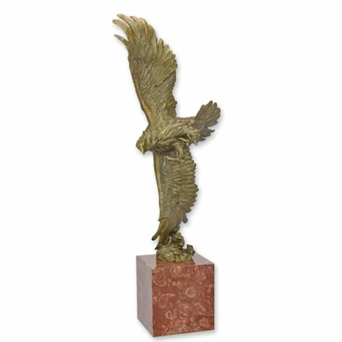 Luxury bronze decorative sculpture eagle H. 89.8 cm - bronze figure