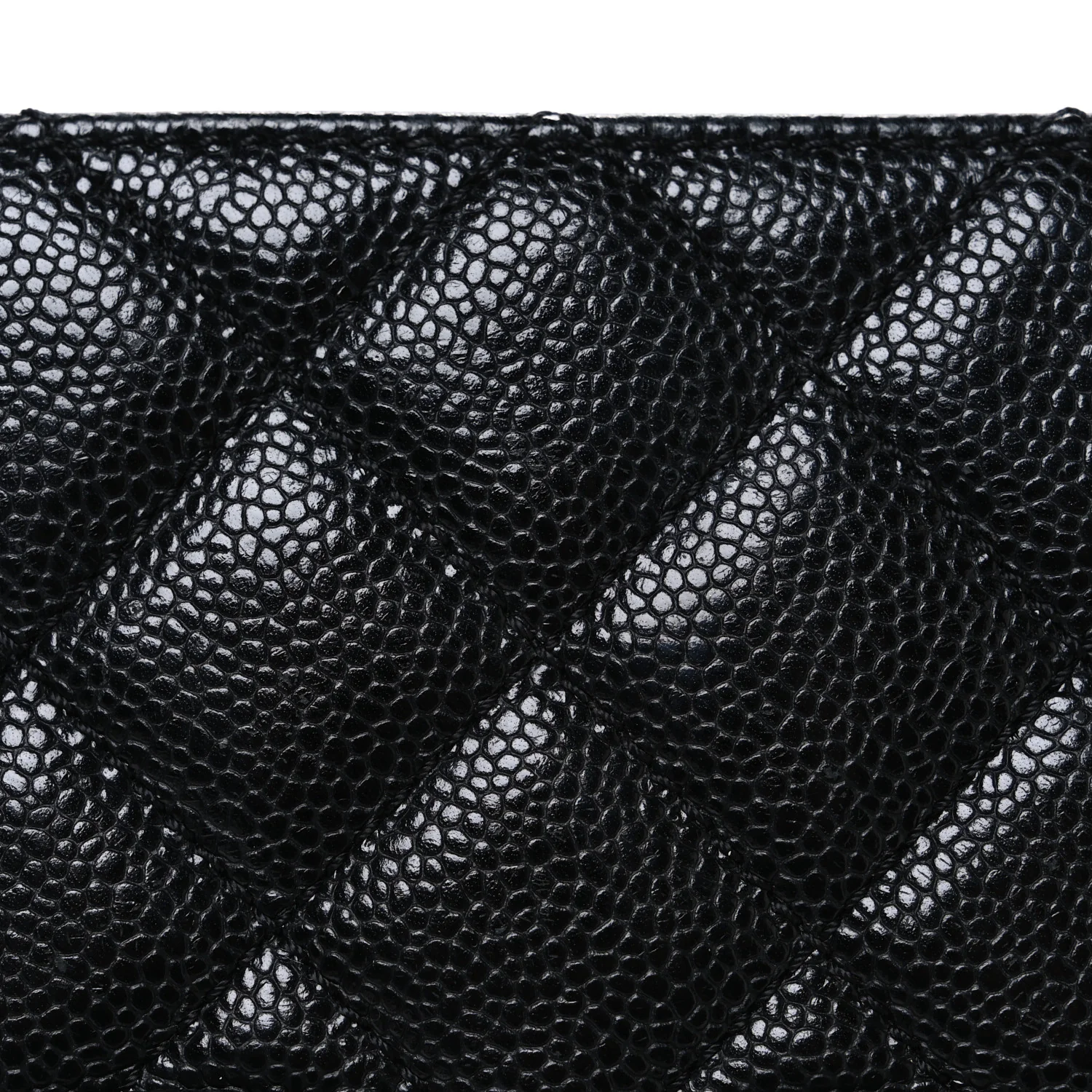 Caviar Quilted Grand Shopping Tote GST Black - Top Club
