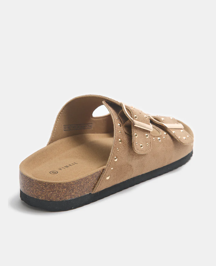 Pimkie Mules 2 brides en suédine avec clous