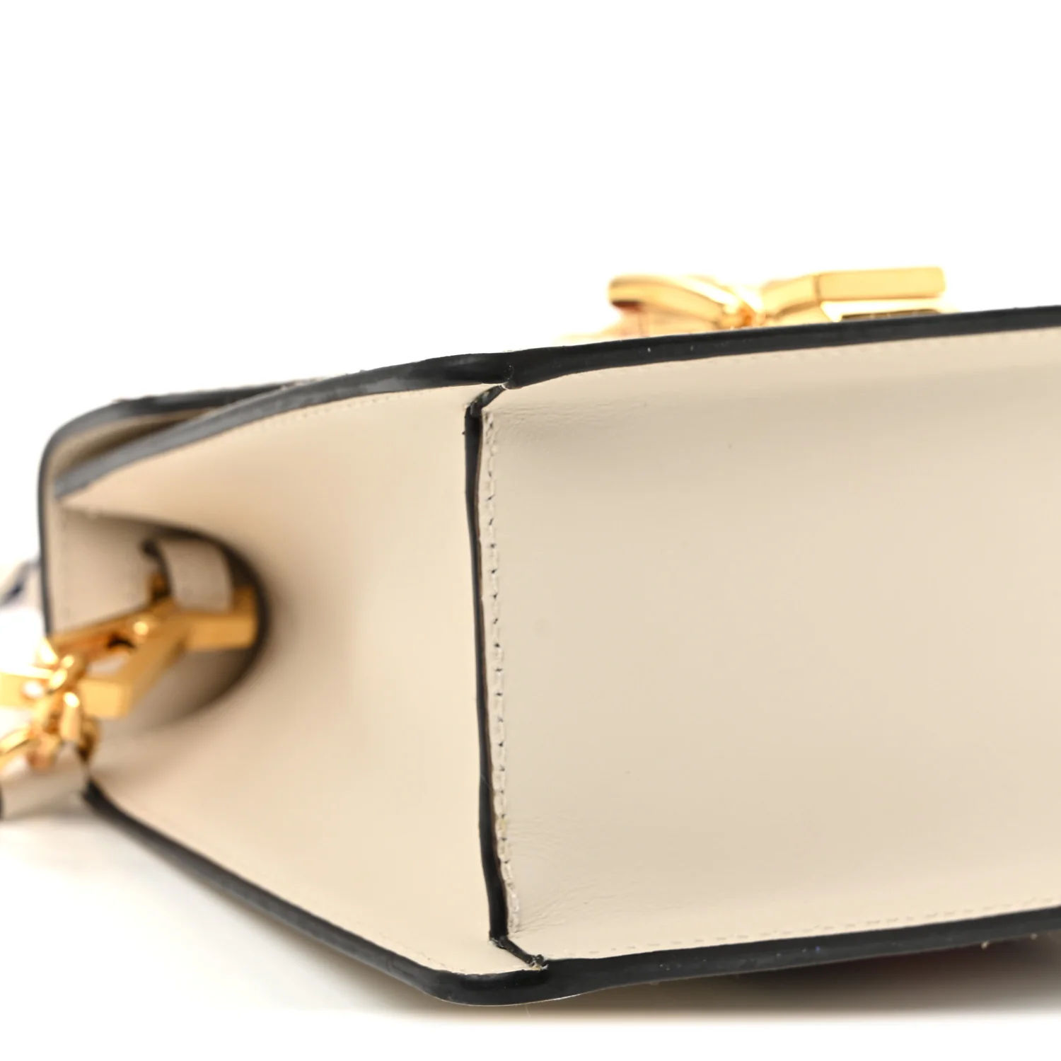 Calfskin Mini Sylvie Top Handle Bag White - Top Club