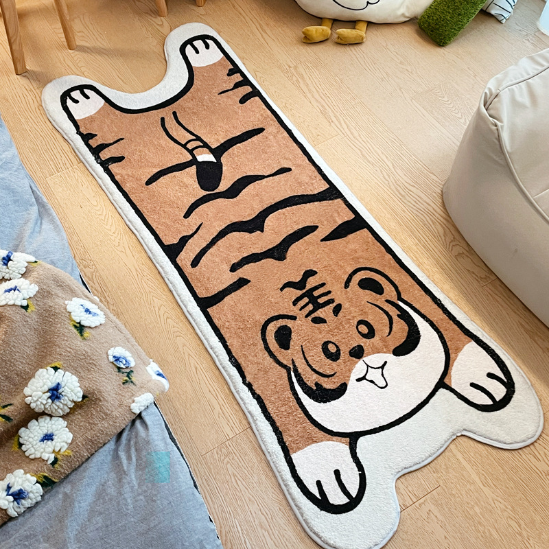 Non-slip Sole Bedside Carpet Floor Mat Bedroom Carpet for Custom