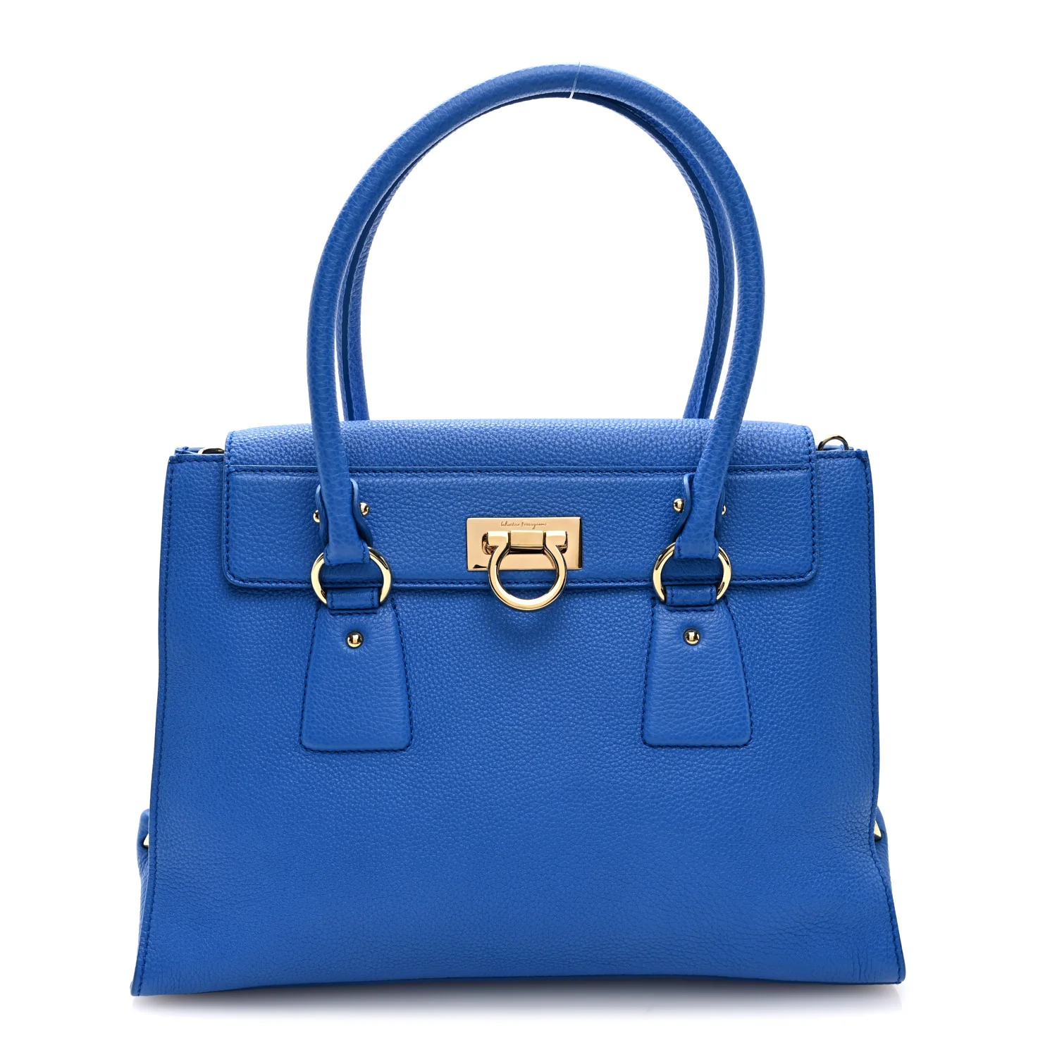 Calfskin Lotty Satchel Bleu Indien - Top Club