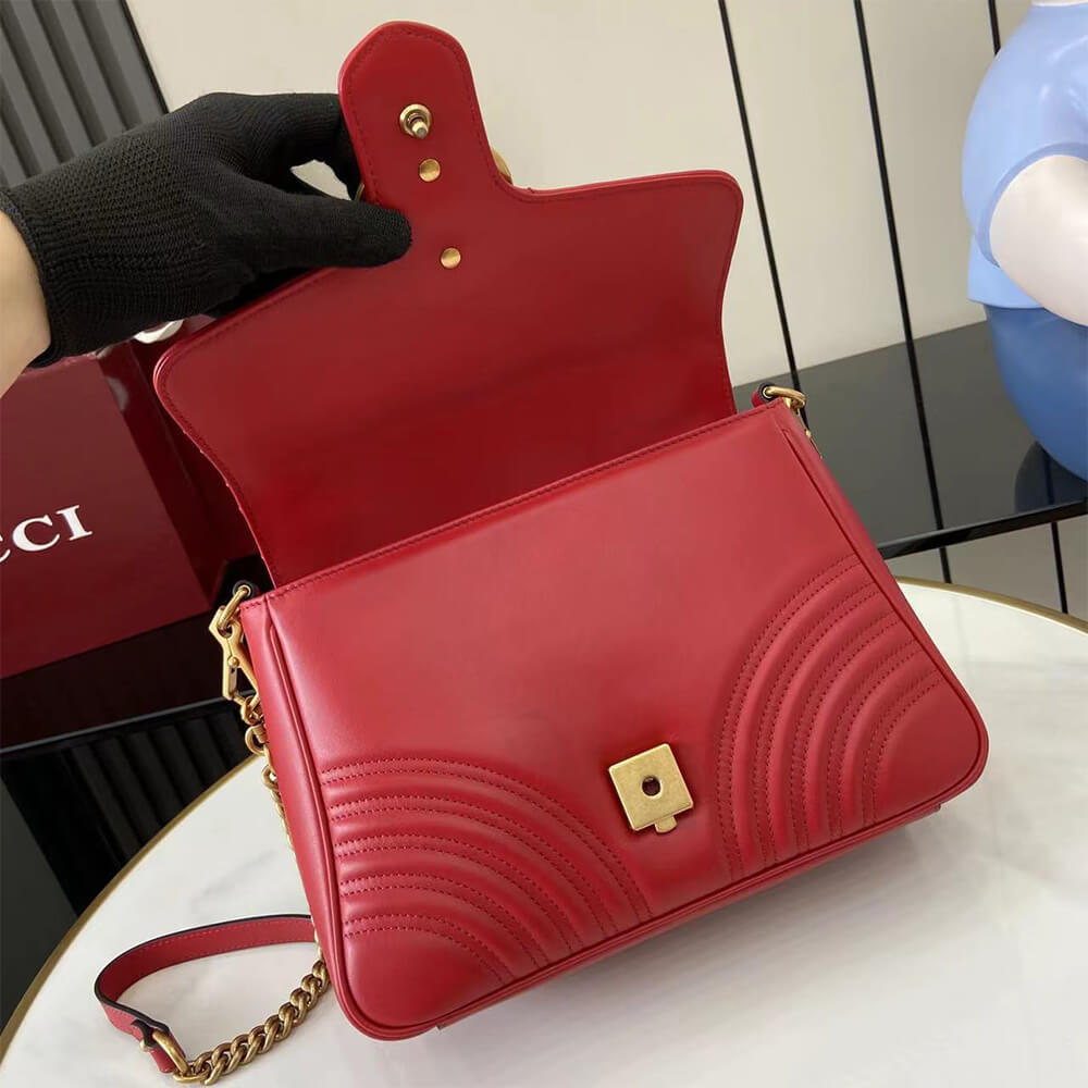 Gucci GG Marmont Small Top Handle Bag - Top Club