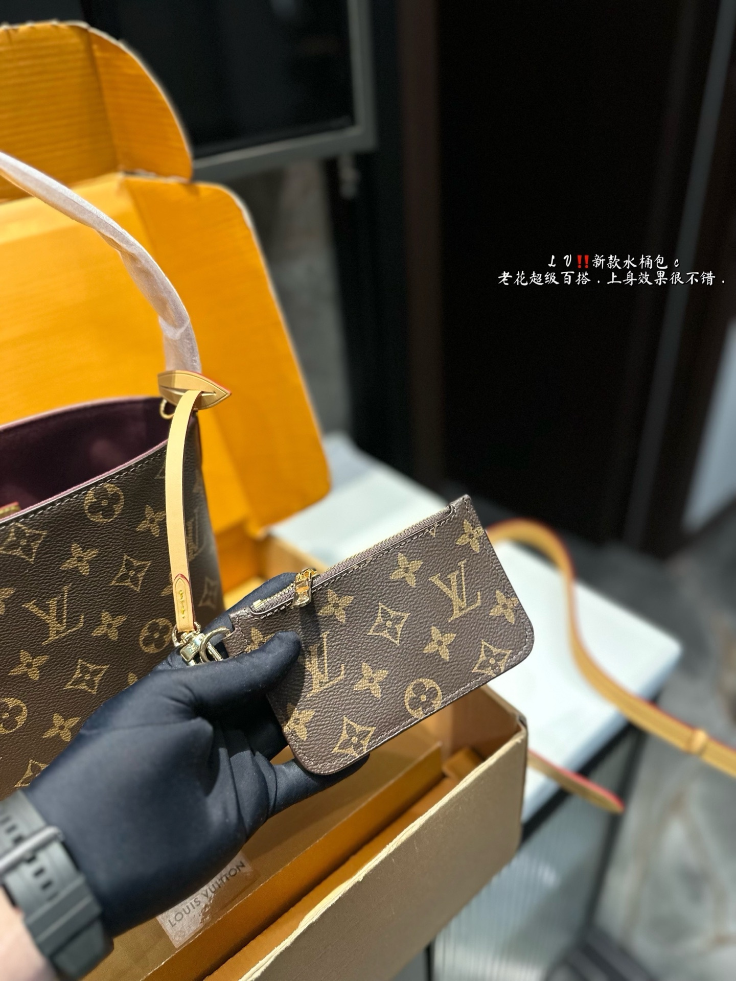 Louis new arrival ALL IN BB bucket bag size:17 * 18.5 cm - Top Club