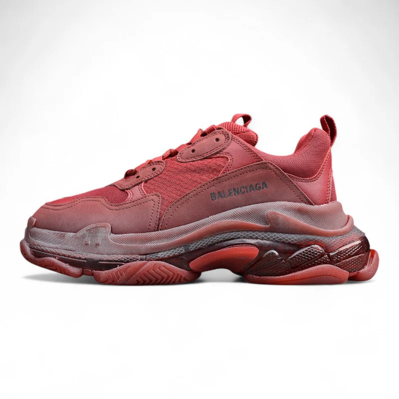 Balenciaga Triple S – Burgundy Red - Sneaker Replica Workshop