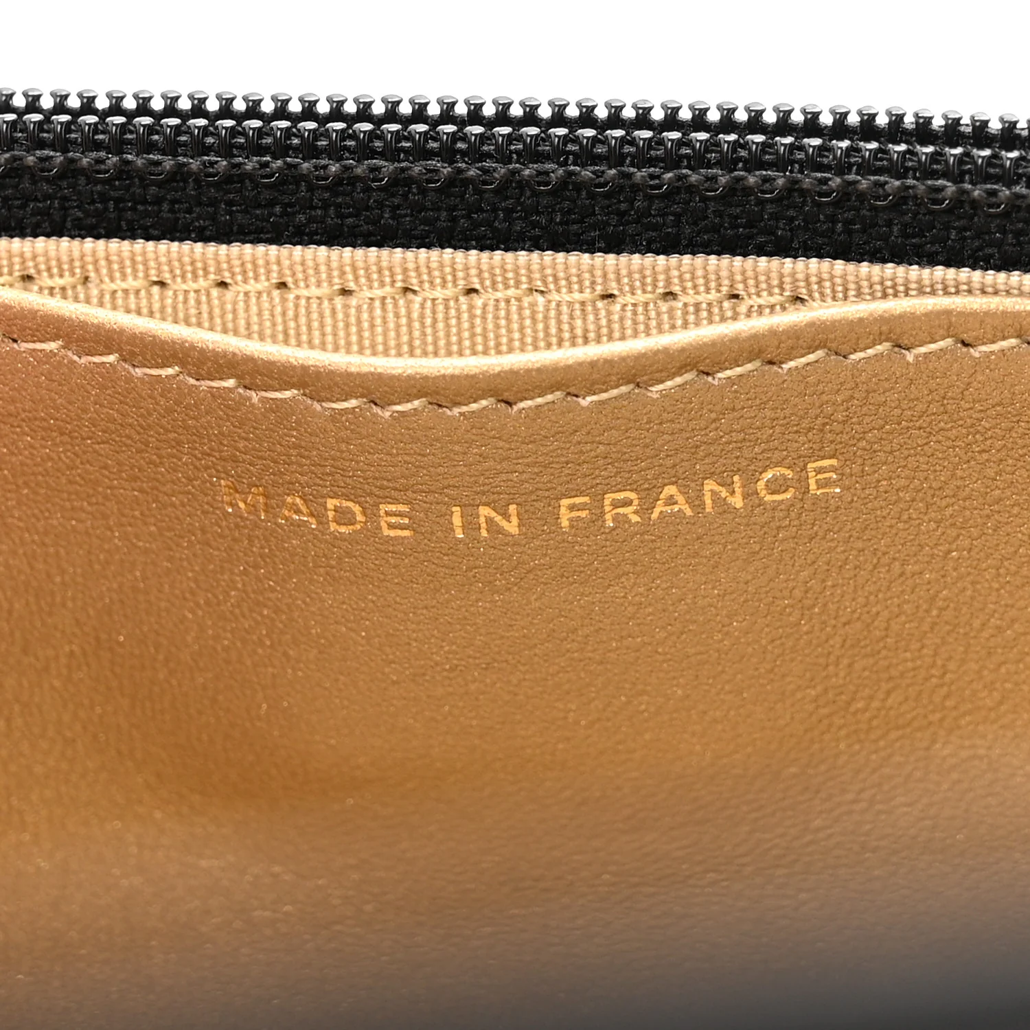Lambskin Quilted CC Pearl Crush Wallet on Chain WOC Black - Top Club