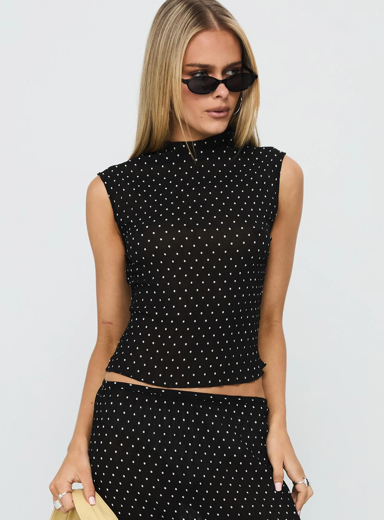 Ford Top Onyx Polka Dot