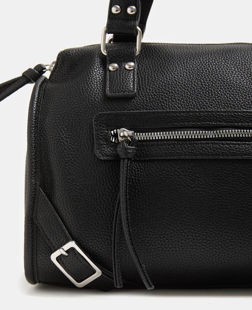 Pimkie Sac simili effet cuir grainé avec détails clous et boucles