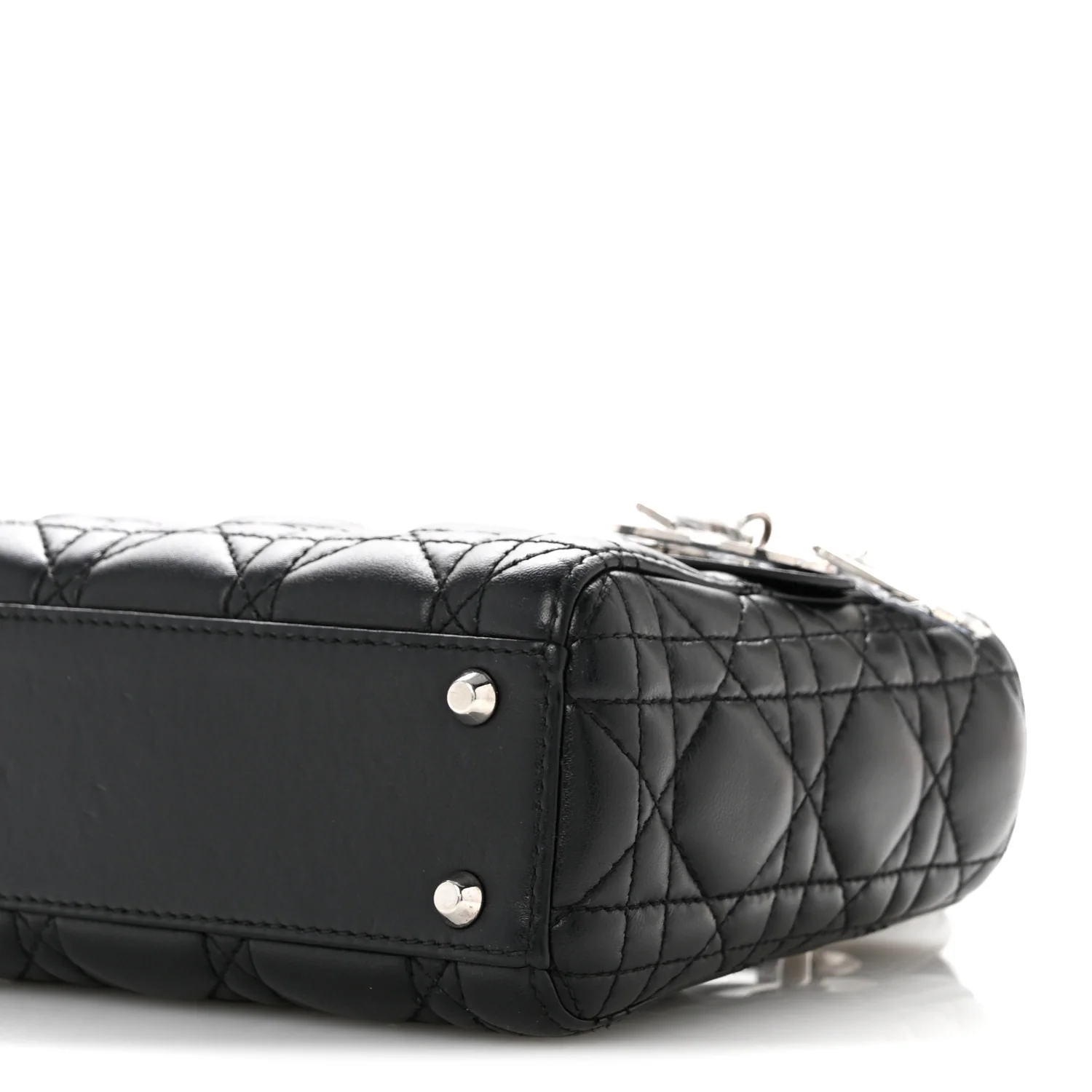 Lambskin Cannage Mini Lady Dior Black - Top Club