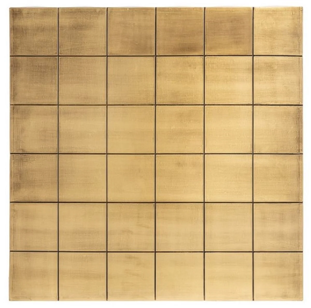 Luxury coffee table gold / black 90 x 90 x H. 35 cm - Square living room table - Living room furniture - Hotel furniture - Luxury furniture - Luxury furnishings