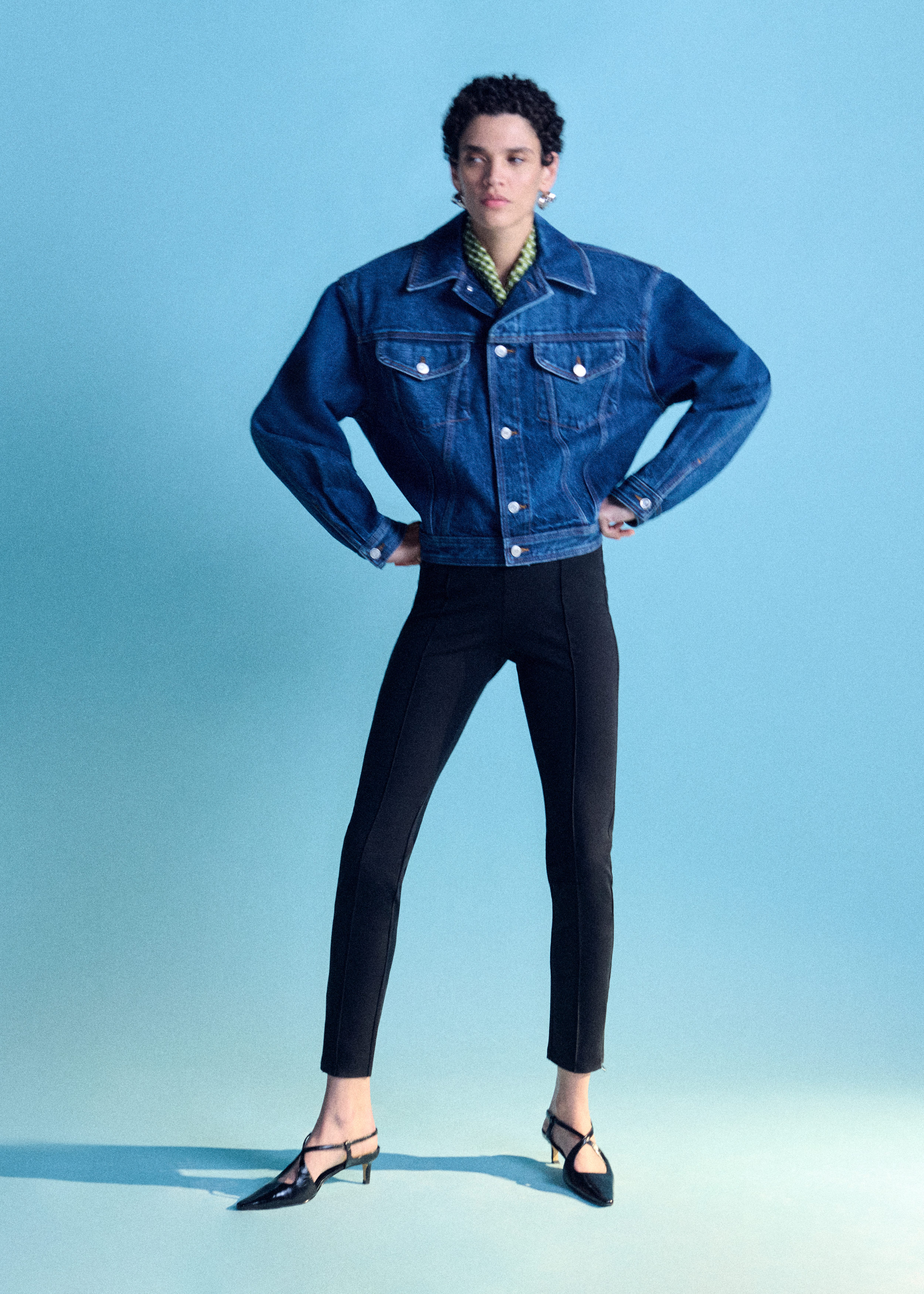 & Other Stories CROPPED DENIM JACKET