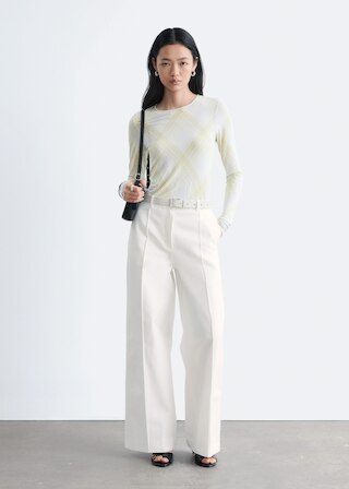 & Other Stories LONG-SLEEVE JERSEY TOP