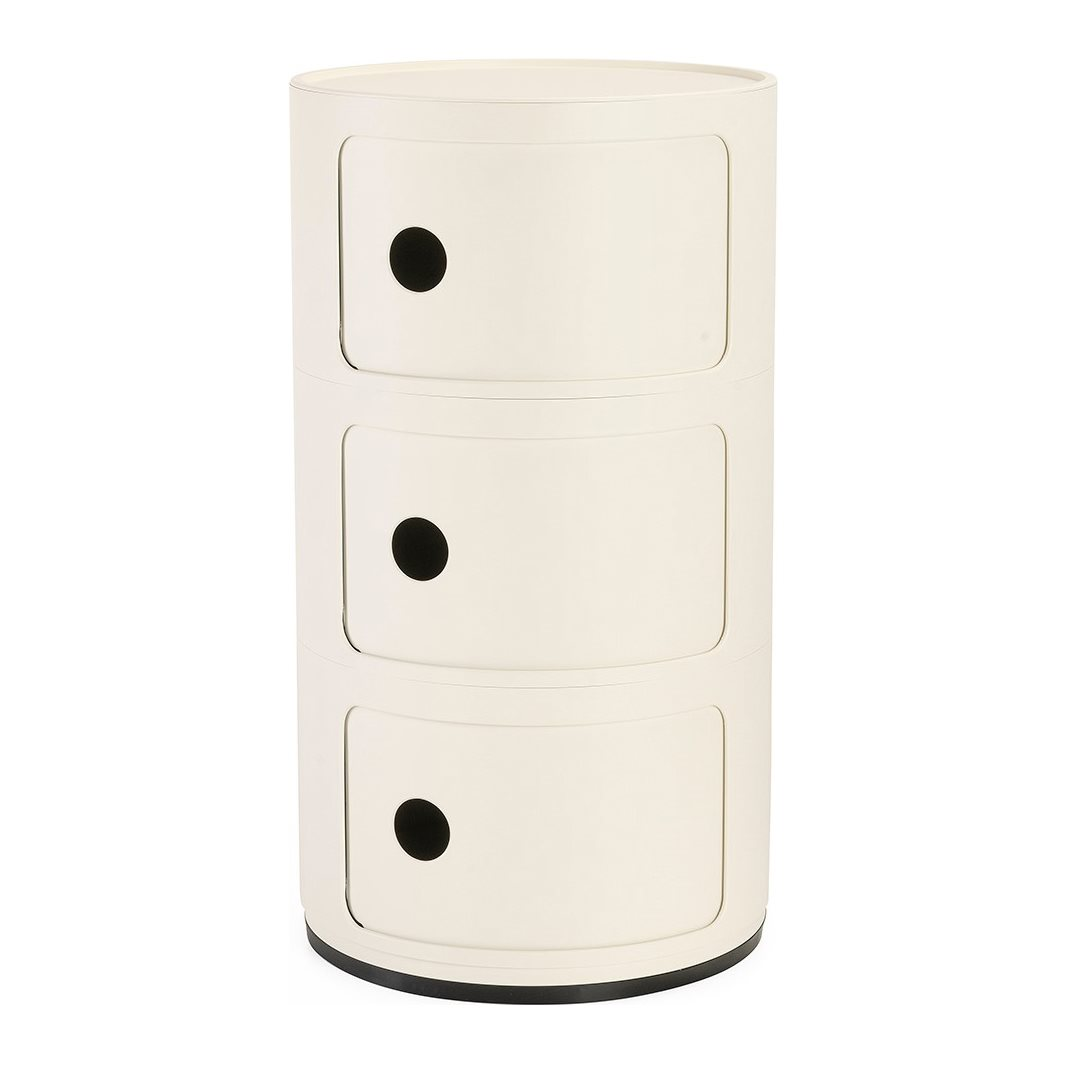 Nachtkastje Componibili Recycle 3 white