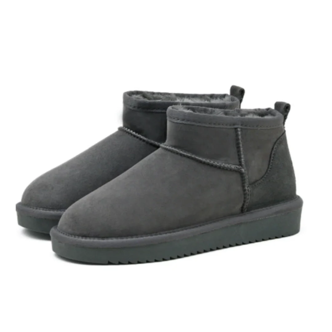 Belles Bottines Mini en Cuir de Boston