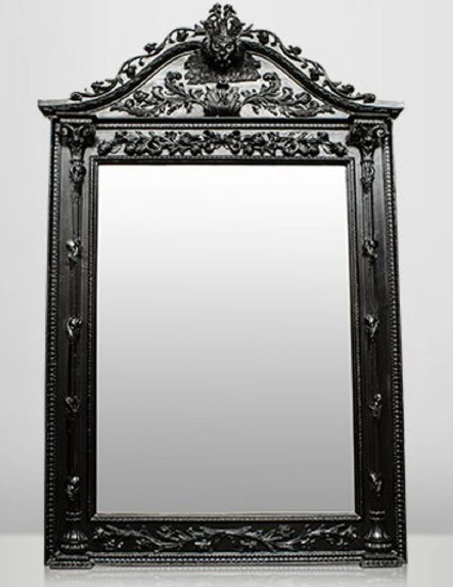 Baroque mirror black - Baroque style mirror with elegant decorations - Huge baroque style wall mirror - Baroque wardrobe mirror - Baroque furniture - Baroque style furniture