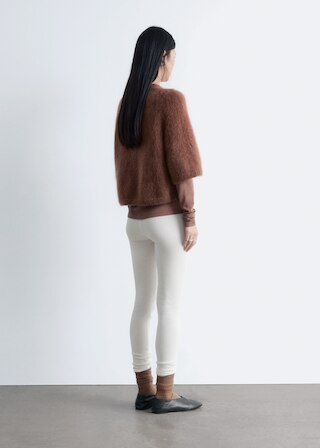 & Other Stories POINTELLE-KNIT LEGGINGS