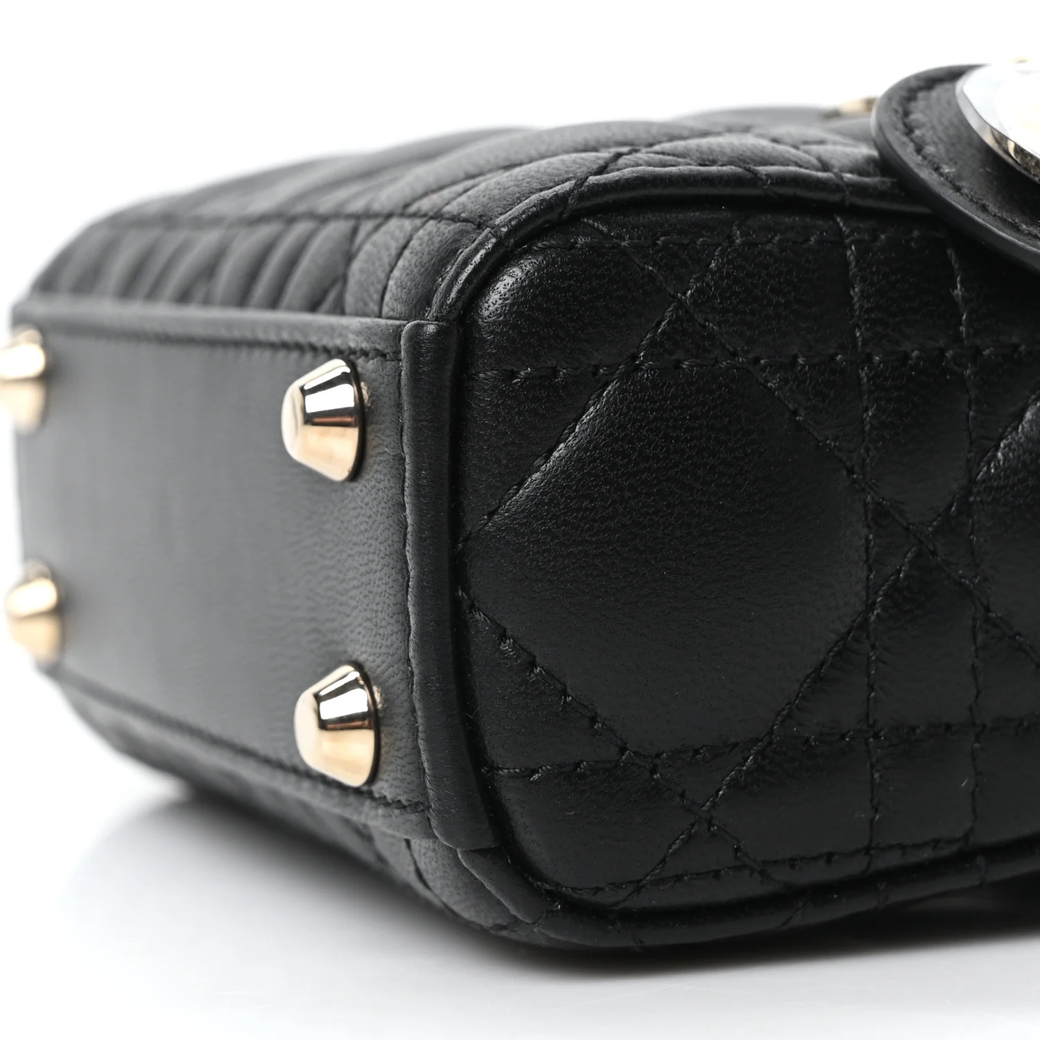 Lambskin Cannage Micro Lady Dior Black - Top Club