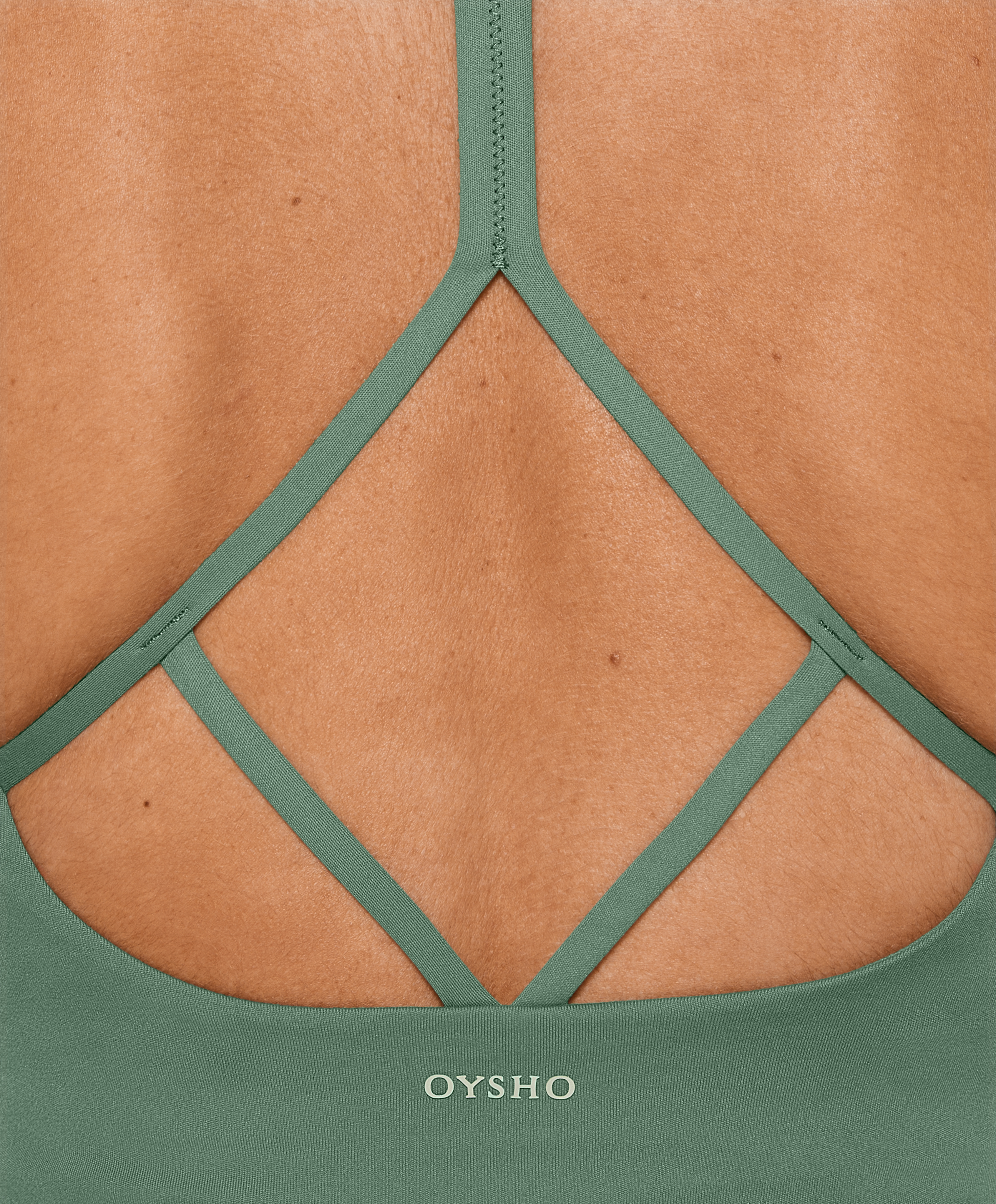 OYSHO Low back strappy comfortlux tank top