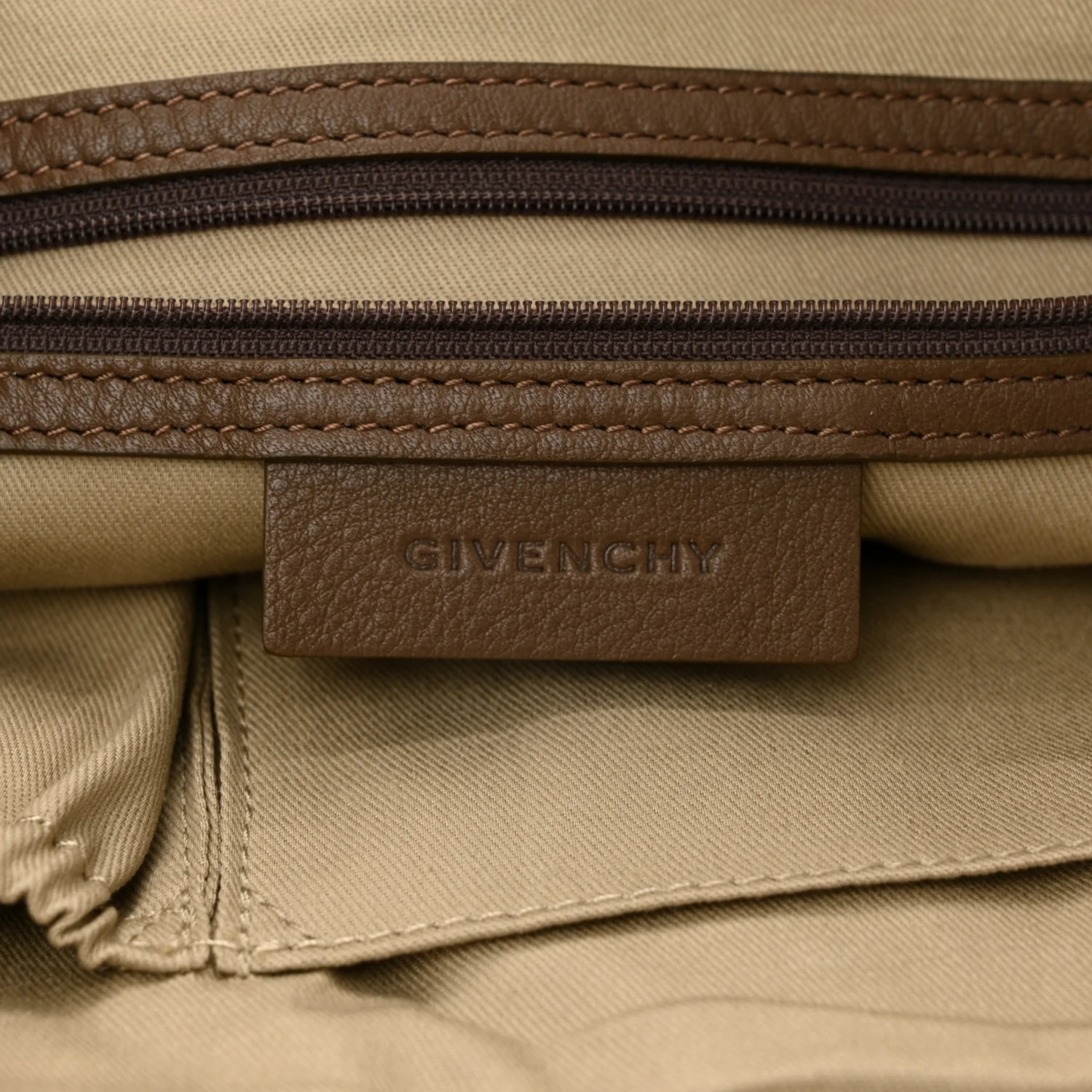 Calfskin Double Handles Hobo Brown - Top Club