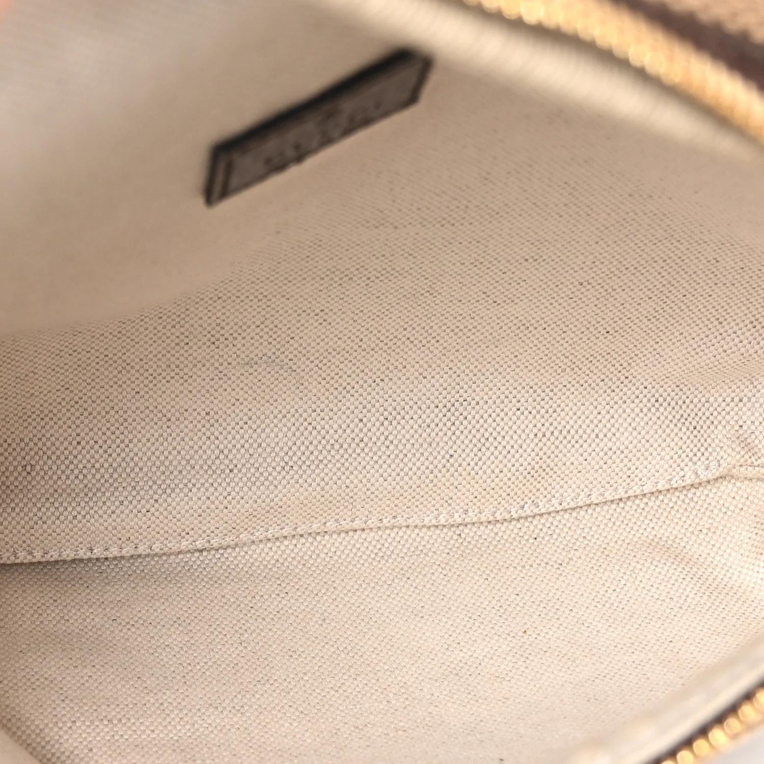 Monogram Jumbo GG Textured Dollar Calfskin Web Belt Bag Camel Ebony New Acero - Top Club