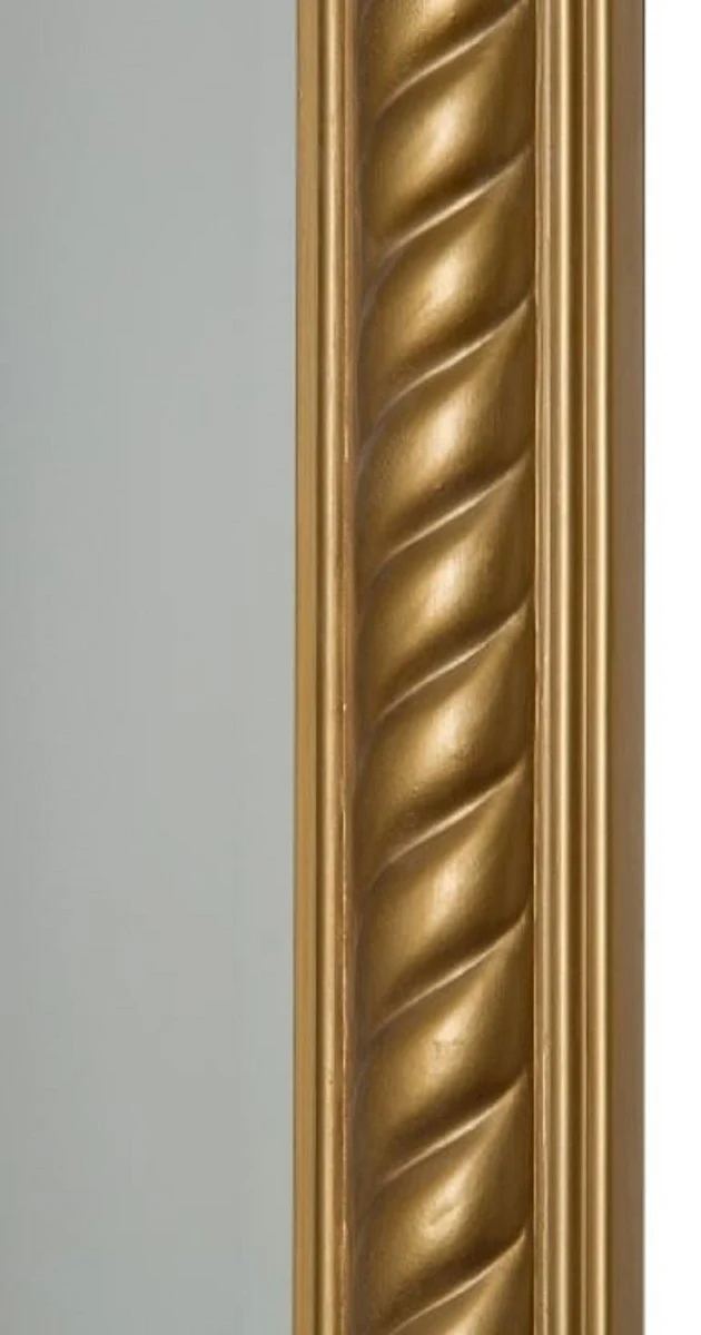 Baroque living room mirror / wall mirror antique gold 72 x H. 132 cm - Baroque furniture