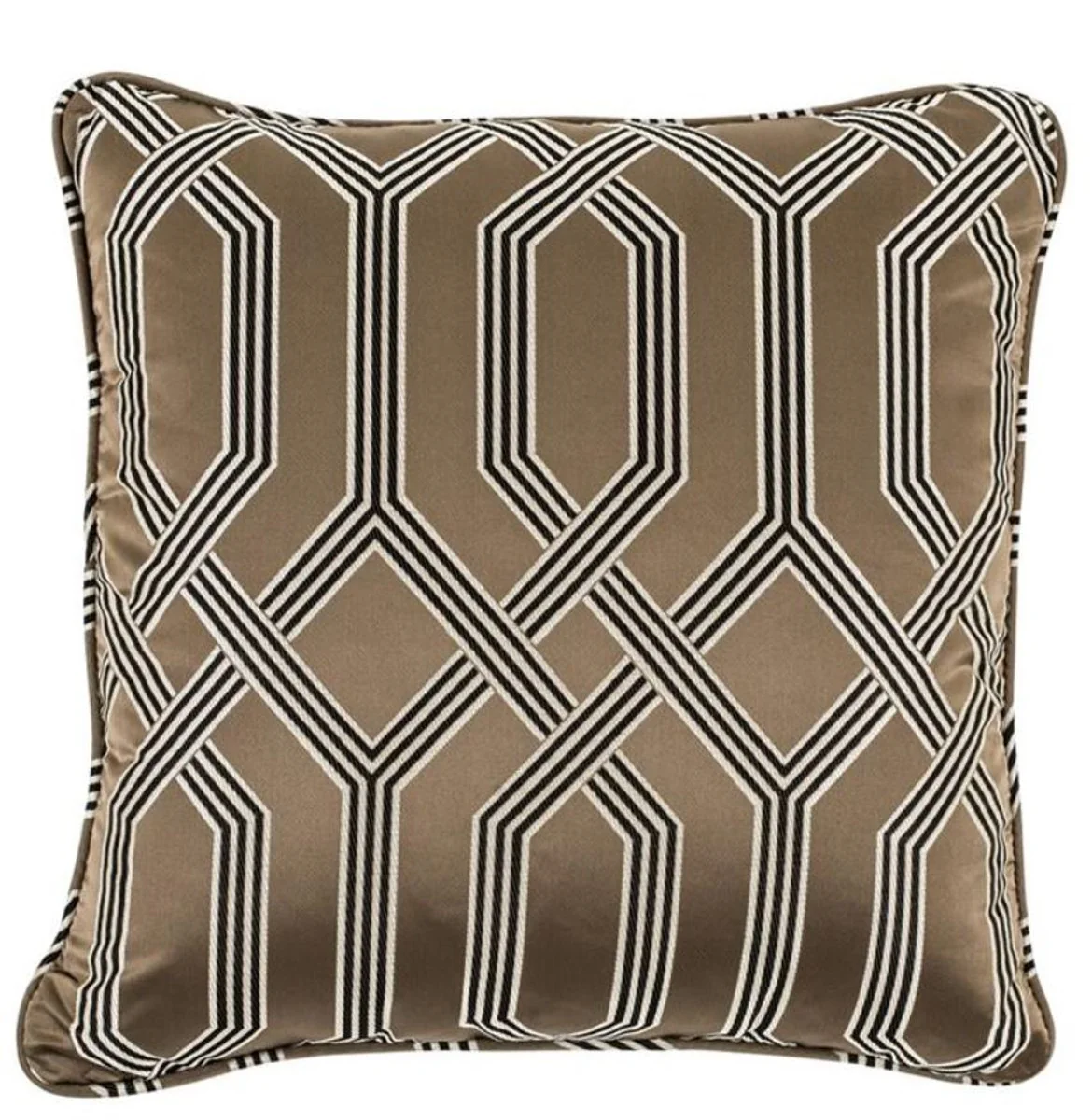 Decorative cushion / decorative cushion brown 50 x 50 cm - luxury living room accessories