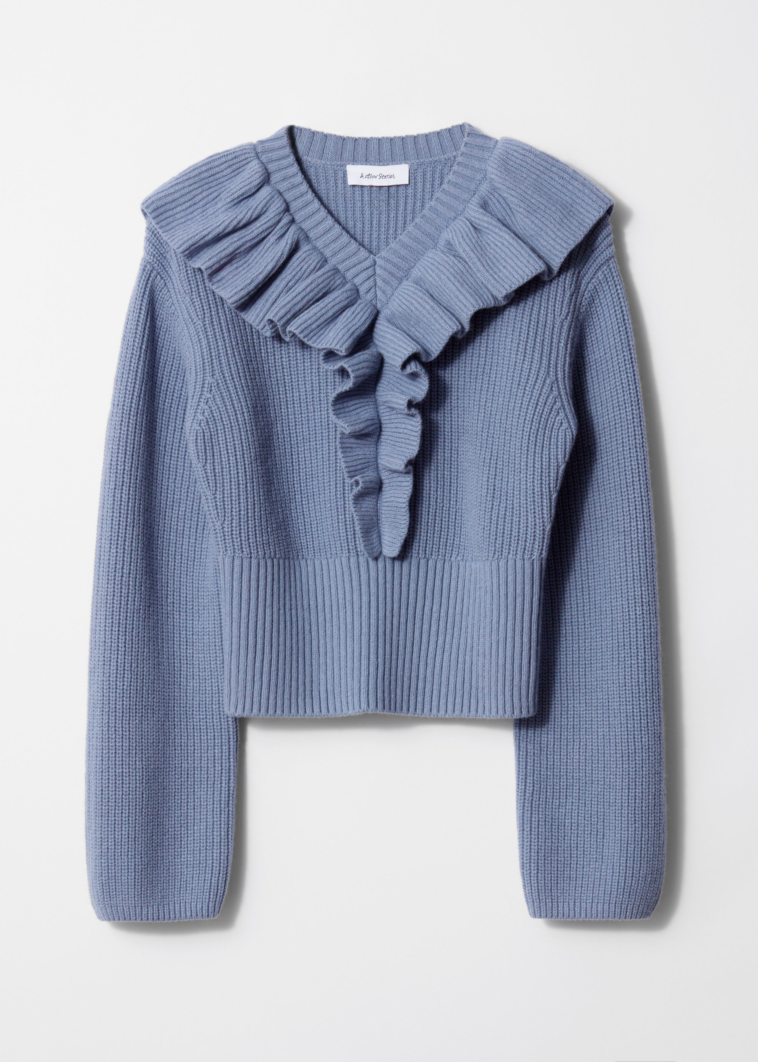 & Other Stories RUFFLED JUMPER