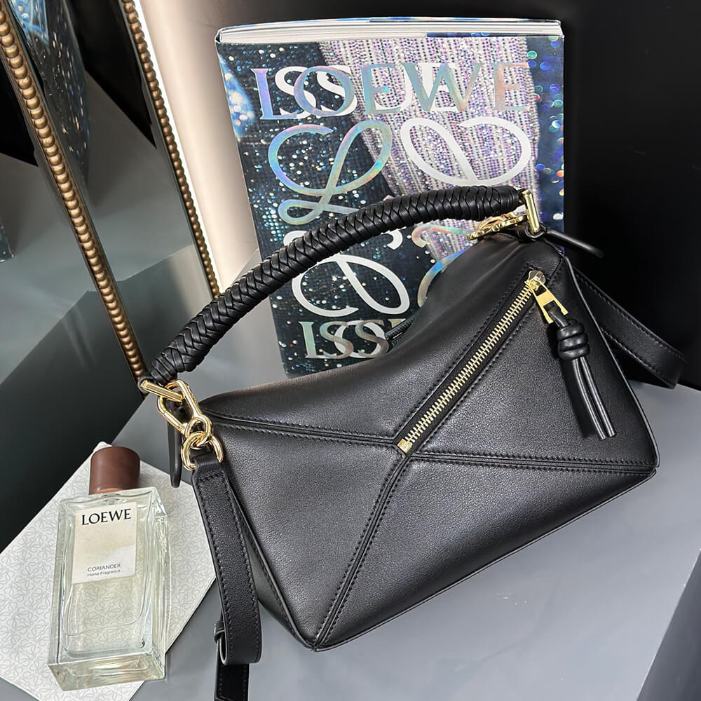 LOEWE Small Puzzle bag in smooth calfskin(HIGH-END GRADE) - Top Club